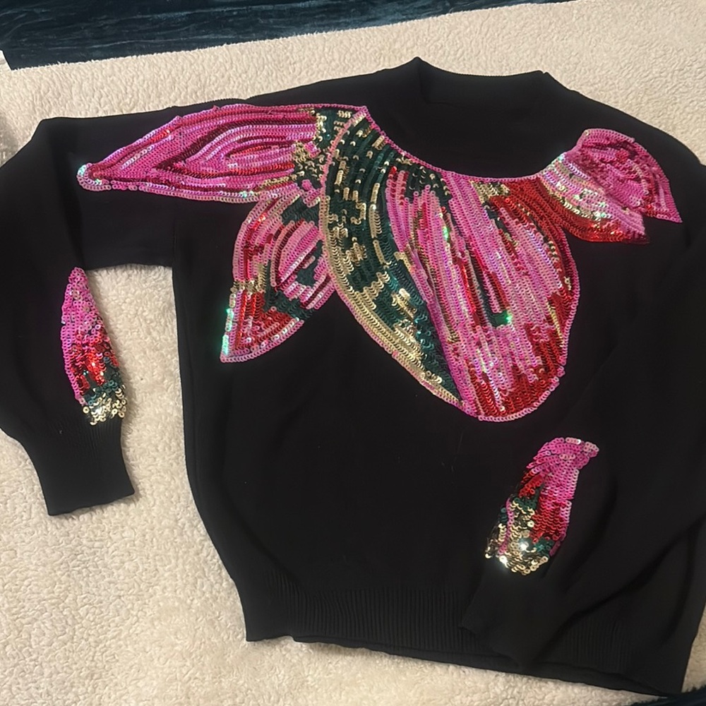 Black and Pink Track Pants Jogger Set